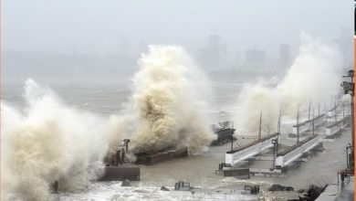 cyclone and sea